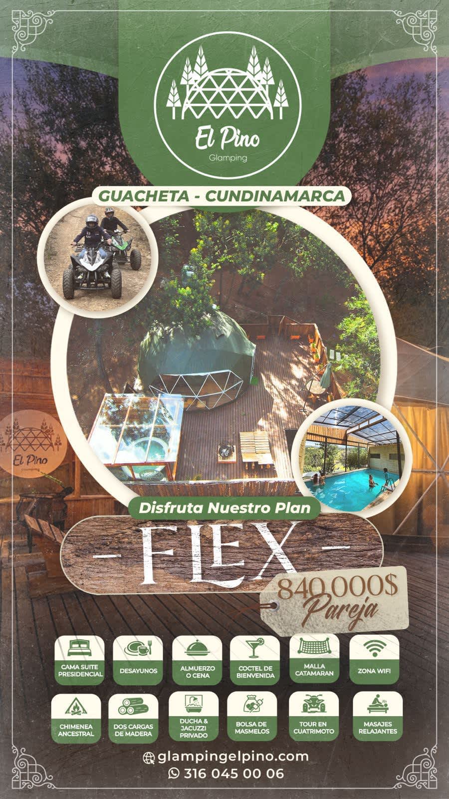 🌿✨ PLAN FLEX GLAMPING LUXURY ✨🌿